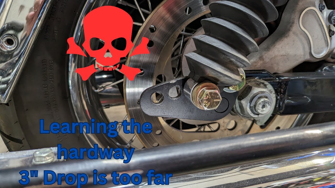 Занижение колодок для Harley Davidson — будьте осторожны