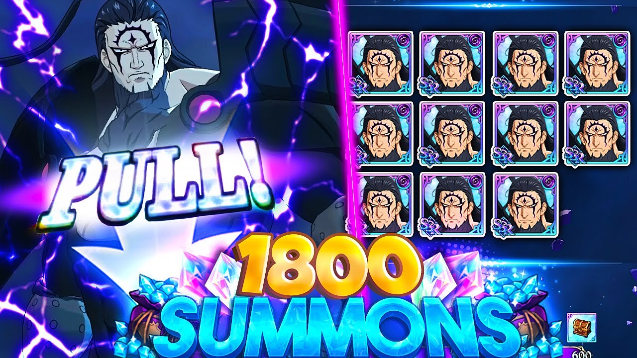 DEMON KING LIVE SUMMONS AND SHOWCASE!! | The Seven Deadly Sins: Grand Cross