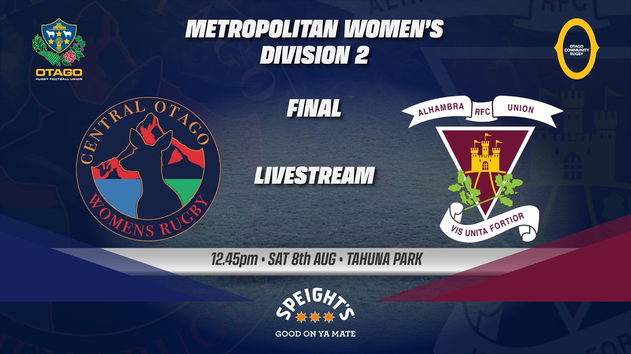 2026 Otago Metro Women's Division 2 Final