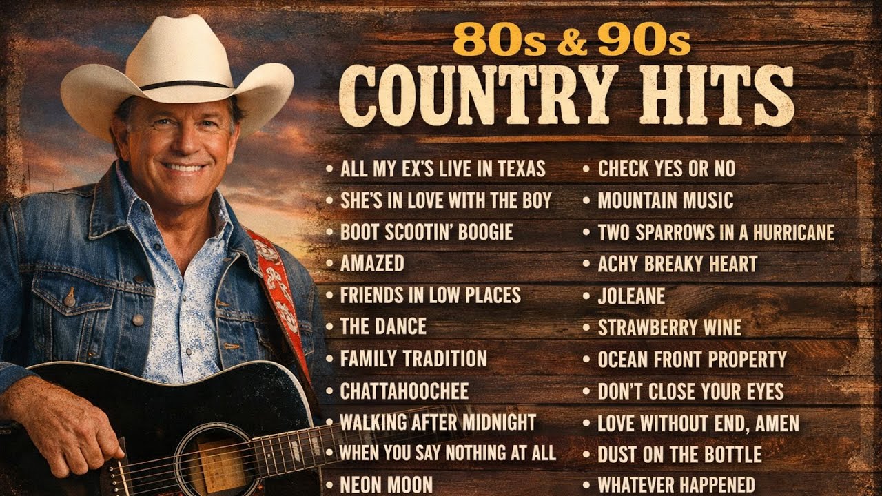 George Strait Songs with Lyrics🤠80s and 90s Country Music Playlist✨Country Music for the Heart