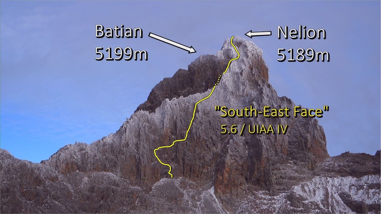 Mount Kenya Attempting Nelion and Batian