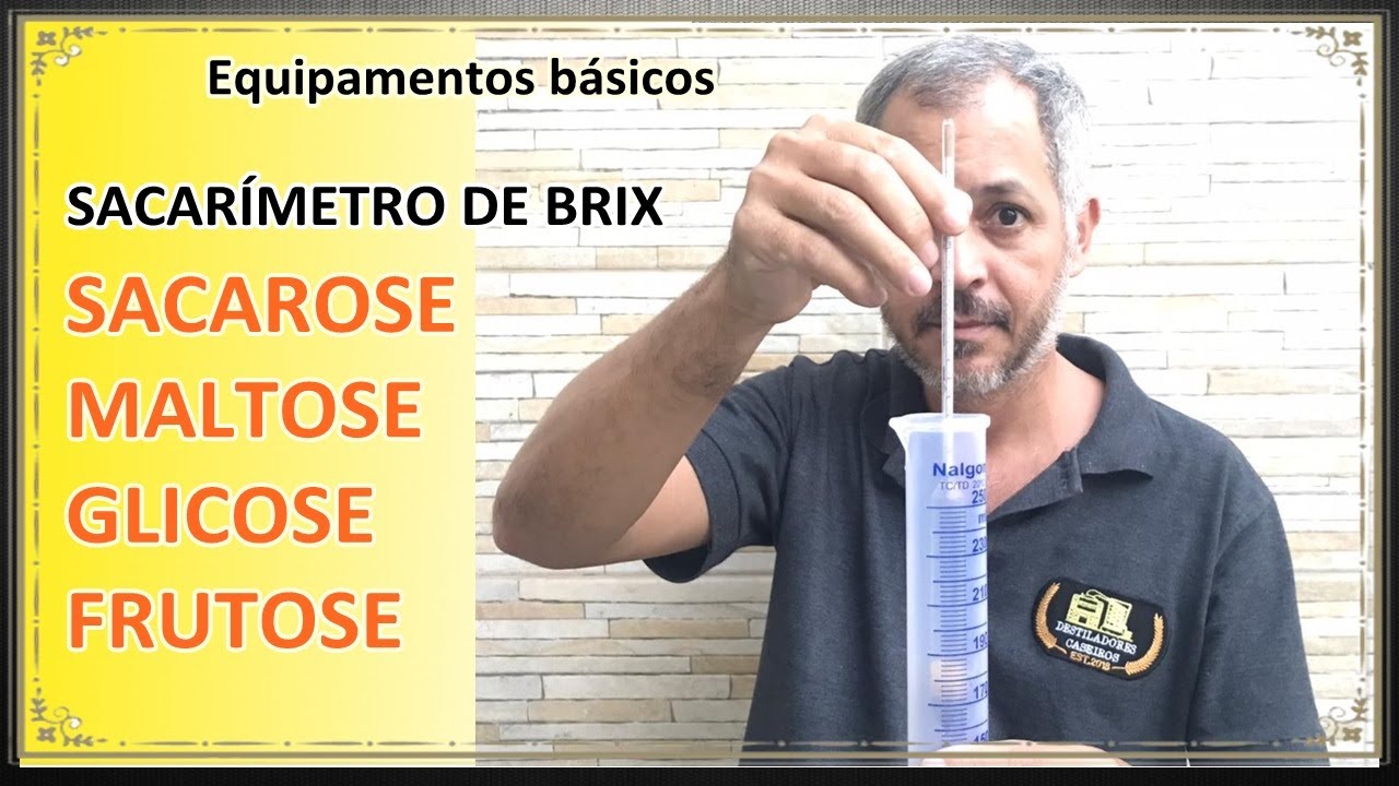 Sacarímetro de brix (SACAROSE/FRUTOSE/MALTOSE/GLICOSE)