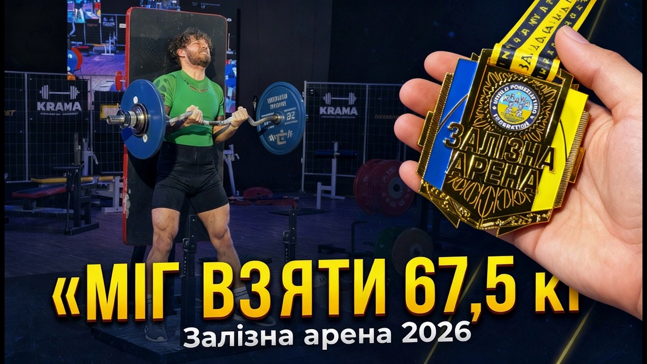 1 місце на KRAVA 🥇 Строгий біцепс 65 кг