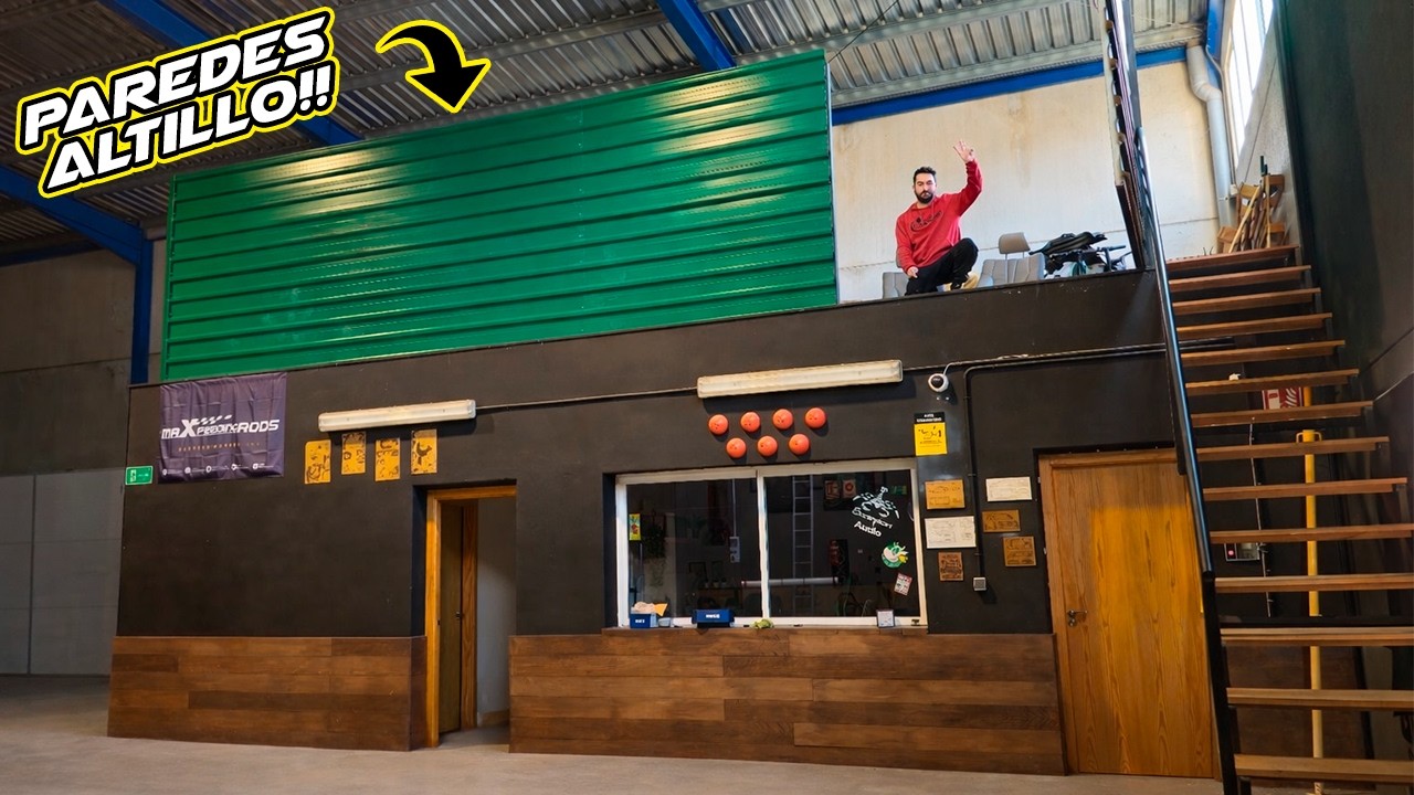 🔩INSTALO PAREDES de CHAPA para el ALTILLO 🔨¡REFORMANDO el TALLER de CX SOUND!