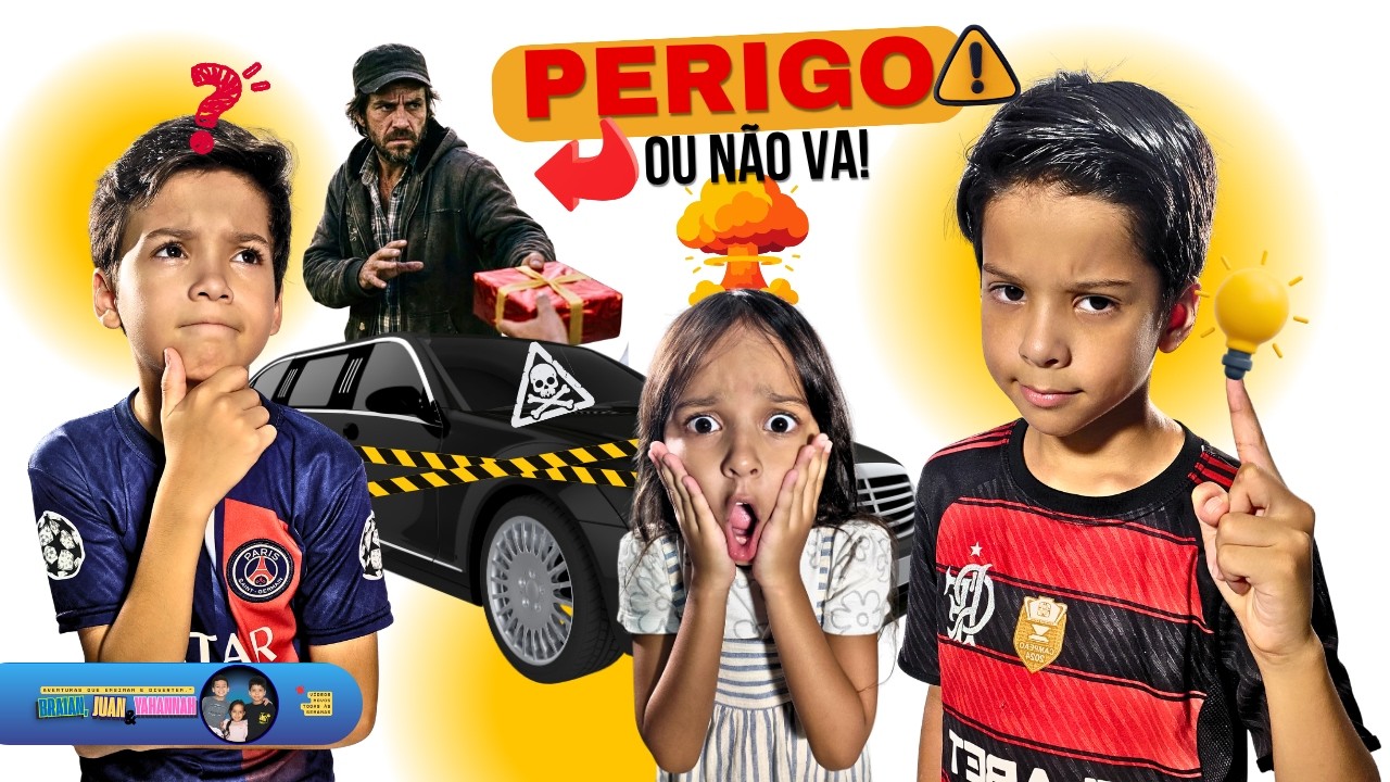 🚨 Nunca Vá com Estranhos! 10 Regras de Segurança Para Crianças na Escola | Irmãos BJY