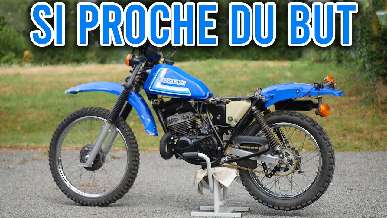La 125 SUZUKI de 1979 enfin sur ses roues 🤩 [ Restauration Partie 3/4]