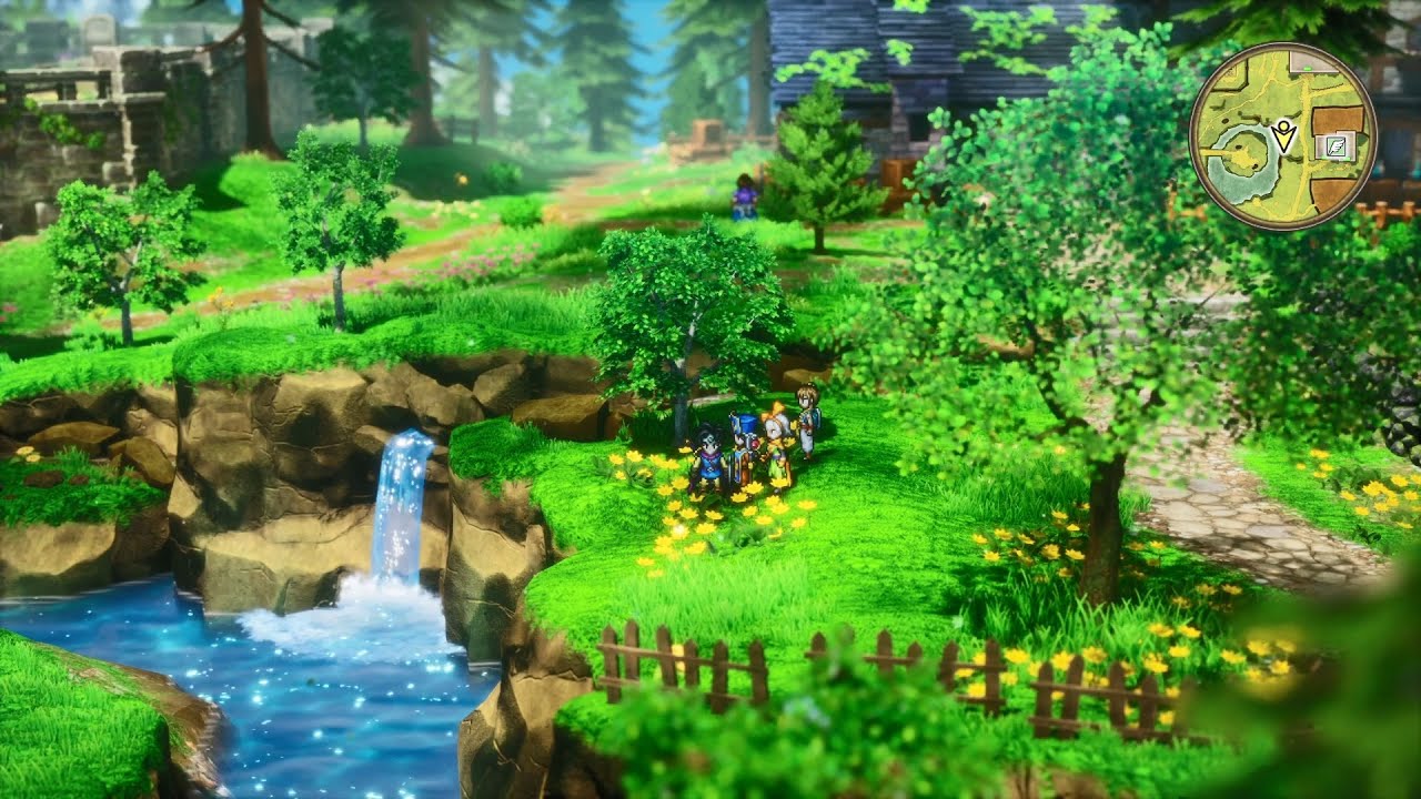 Dragon Quest III HD-2D Remake | Village | Khoryv | Ambience & Music