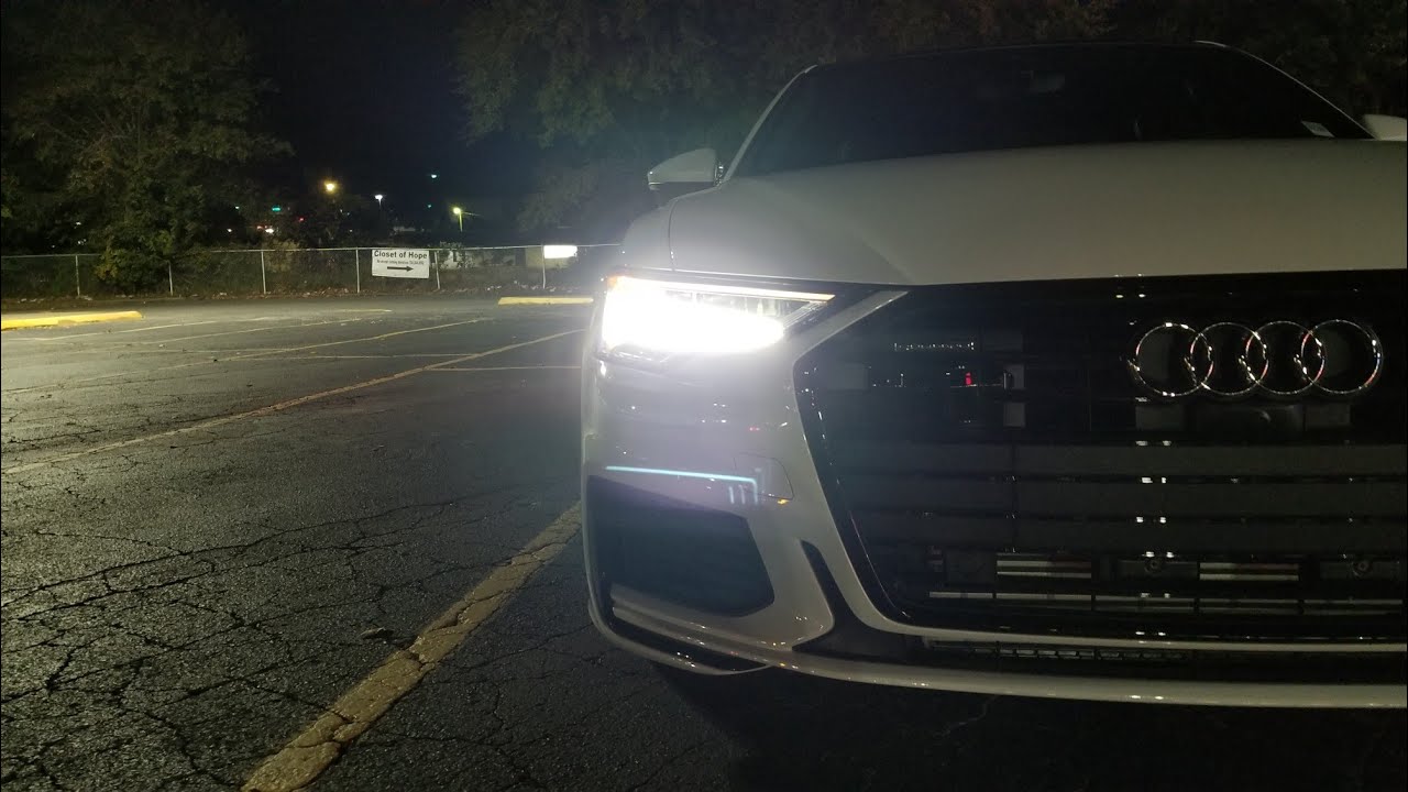 Система управления дальним светом светодиодных фар Audi Matrix-Design — стандартное оборудование ...