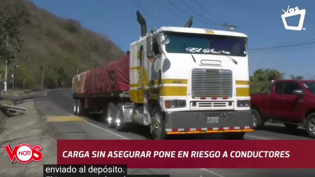 camiones con cargas, un peligro en las carreteras #abogadonica #victorsomarriba 