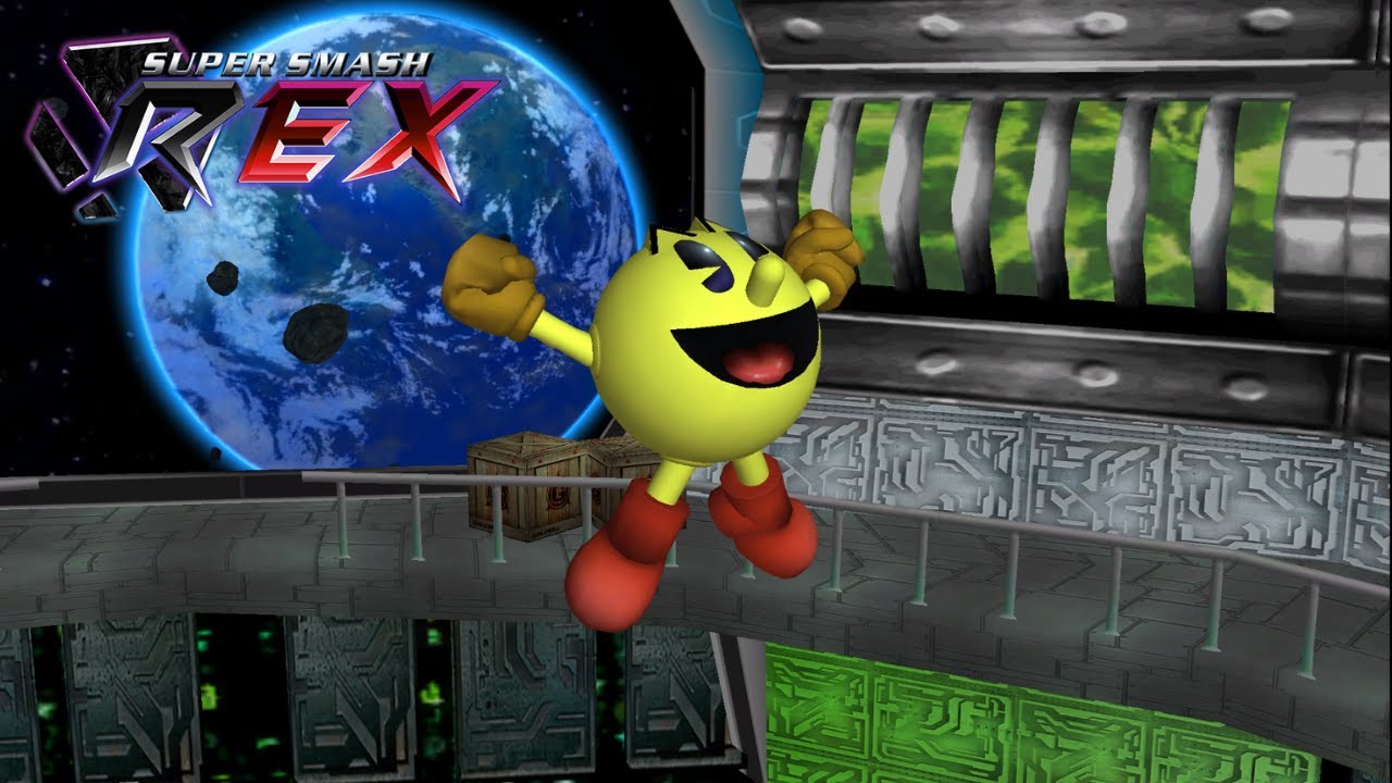 HERE COMES PAC MAN IN PROJECT PLUS  - SUPER SMASH REX