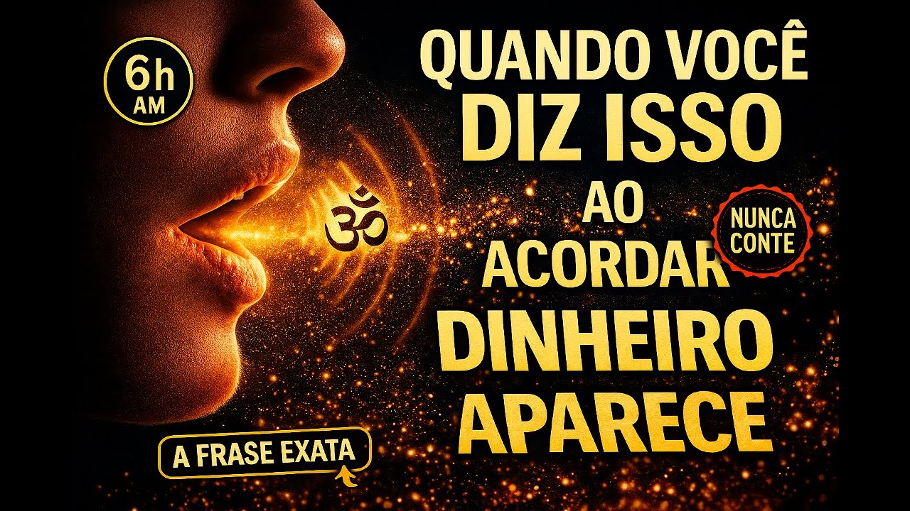 Quando Você Diz ISSO Ao Acordar, Dinheiro Aparece”