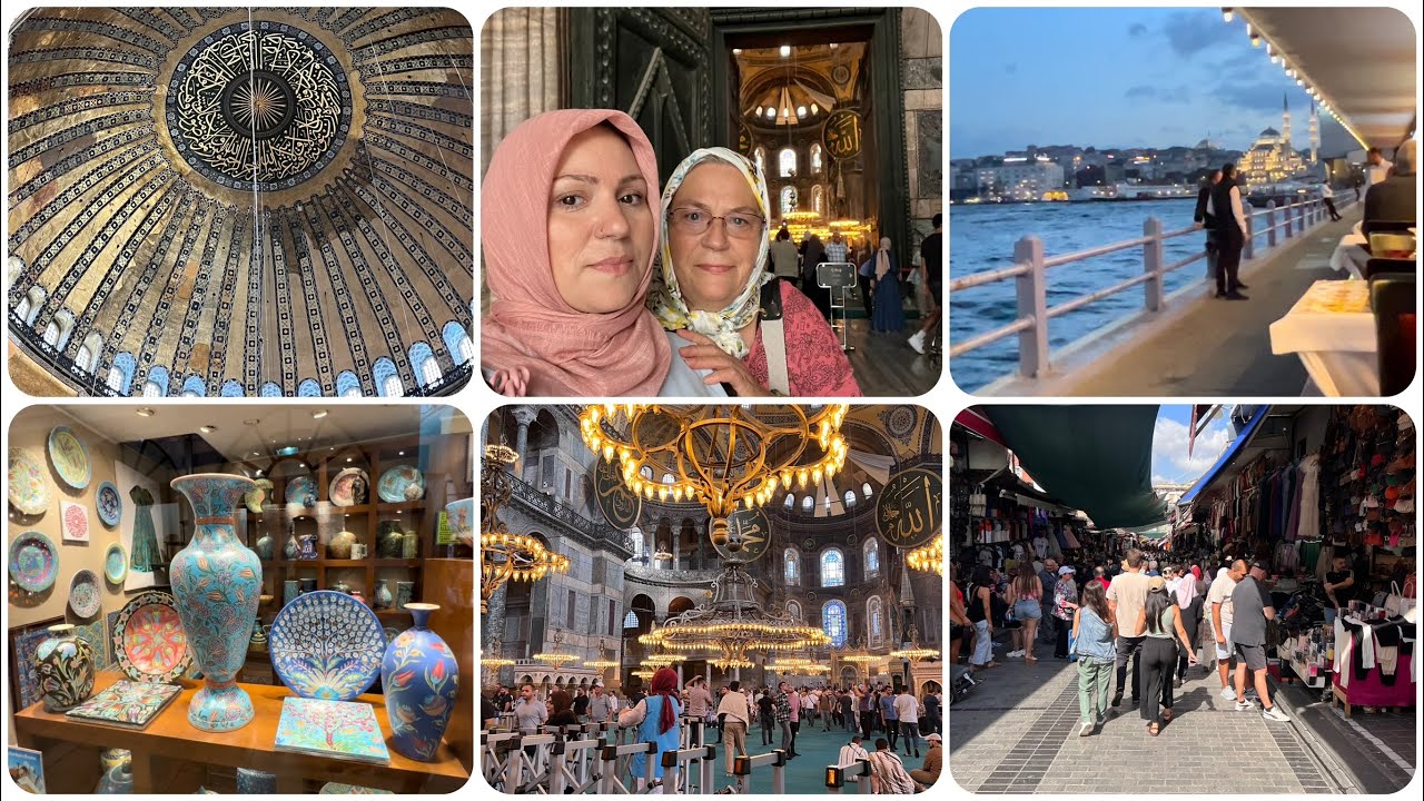 ❌ANNEMLE BENI HIÇ BÖYLE GÖRMEDINIZ♥️UZUN ÇARŞI❎MISIR ÇARŞISI❎AYASOFYA🕌SULTANAHMET🕌GEZ GEZ BITMIYOR🥰