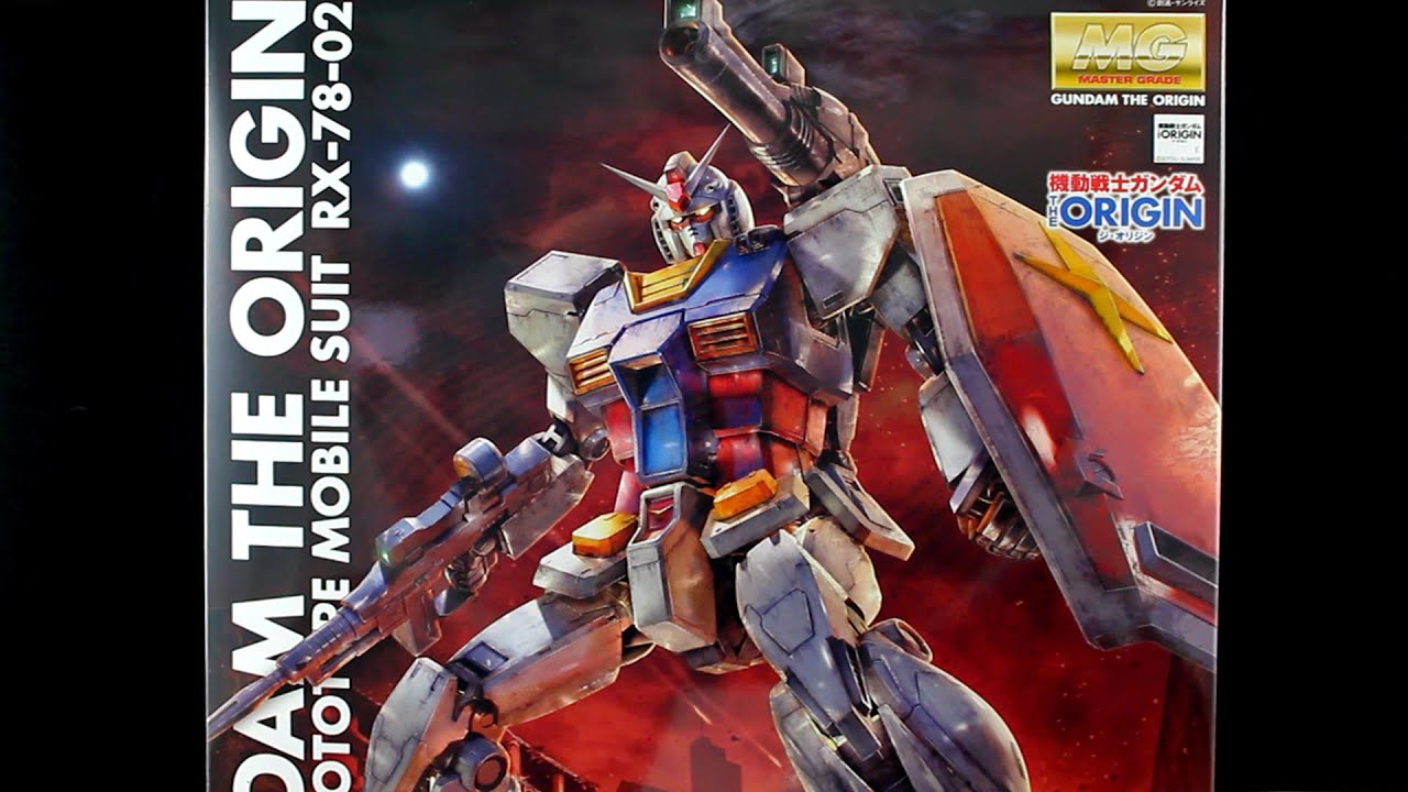 438 - MG RX-78-02 Gundam The Origin: распаковка