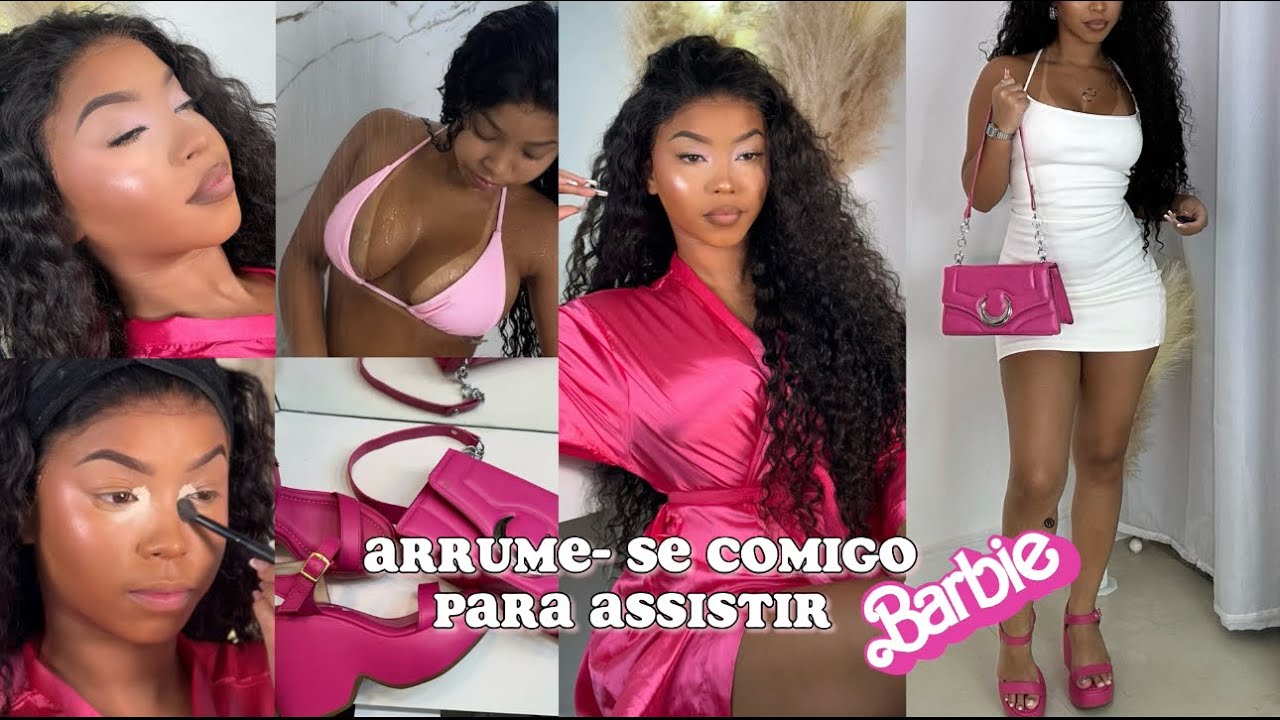 ARRUME- SE COMIGO PARA ASSISTIR BARBIE💗🌸💕🎀💘