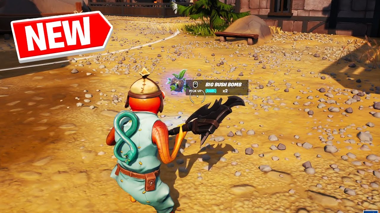 *NEW* Fortnite Big Bush Bomb Gameplay