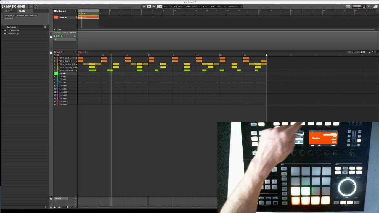 Making a EDM Style Beat on Maschine Studio