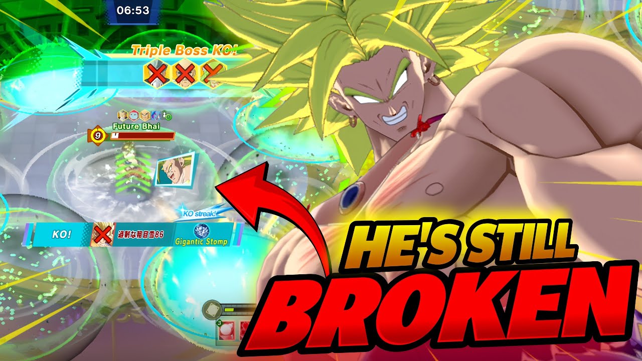 FIRST TIME PLAYING WITH BROLY!! 🔥SSJ BROLY IS STILL INSANE IN SEASON 3!! 💀(DBGS GAMEPLAY) 