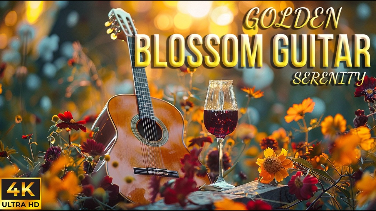 Безмятежность гитары Golden Blossom | Мирные утренние инструменталы (2ч)