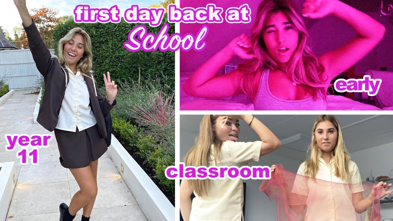 First Morning Back To School year 11 | Rosie McClelland