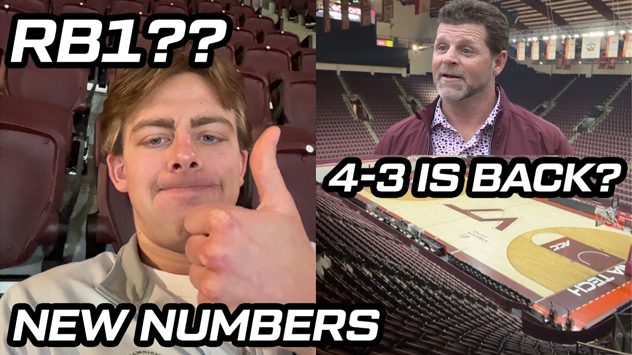 Who’s RB1 at Virginia Tech? 4–3 Defense Return + Spring Position Intel — Kolby's Corner