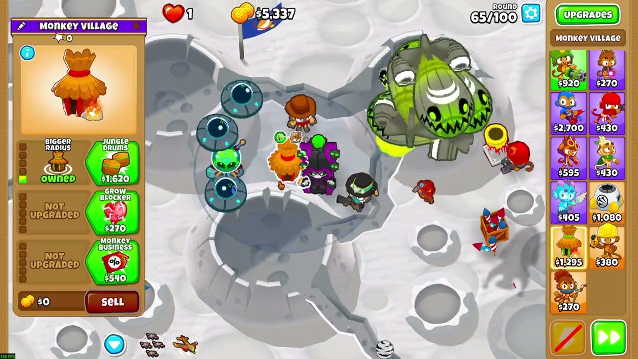 Mondlandung - CHIMPS - Bloons TD 6 - v49.3 | Moon Landing