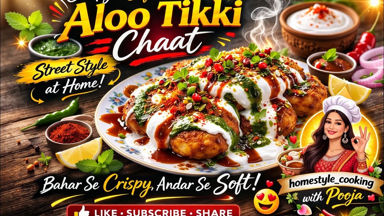 🤤Crispy bahar, soft andar 😍 Aisi Aalu Tikki jo sabko deewana bana de!❤️