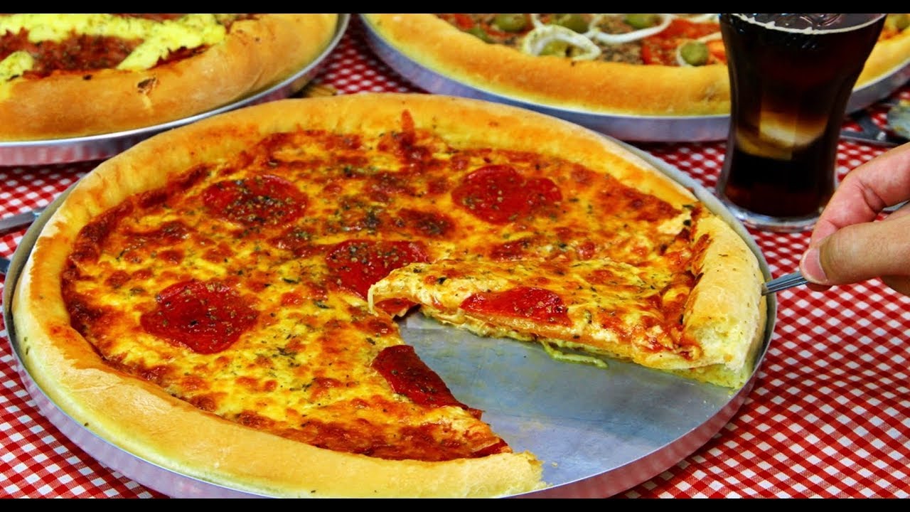 A MELHOR PIZZA CASEIRA DO MUNDO | MASSA PROFISSIONAL + 3 SABORES