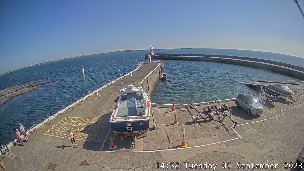 Isle of Man Castletown TimeLapse - 05/09/2023
