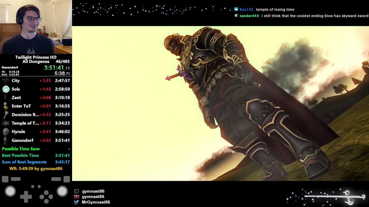 Twilight Princess HD All Dungeons Speedruns
