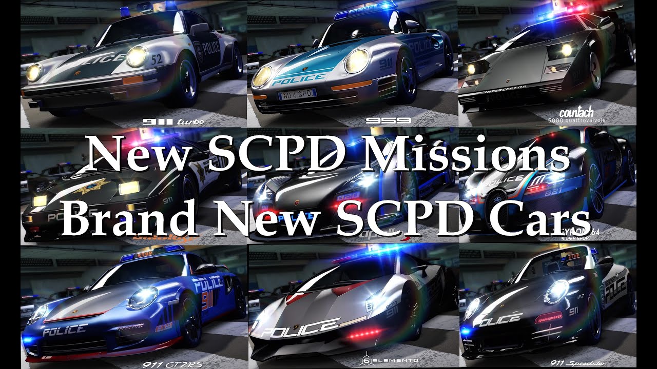 Need For Speed: Hot Pursuit Remastered - All New SCPD Missions With Their Brand New Cars