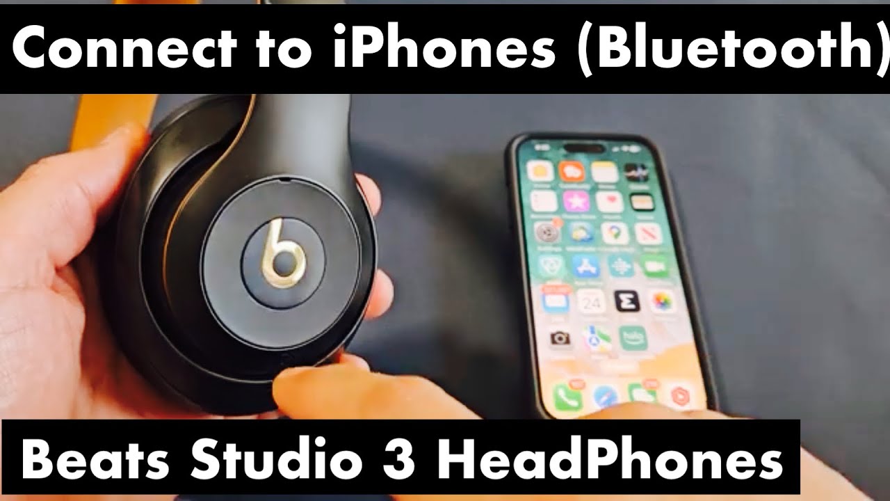 Как подключить и синхронизировать наушники Beats Studio 3: с iPhone через Bluetooth