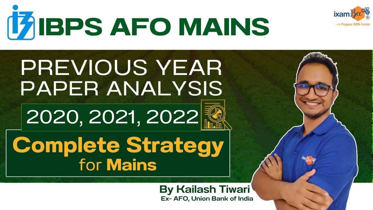 IBPS AFO 2023 || Previous year paper analysis || IBPS AFO Mains Strategy || By Kailash Sir