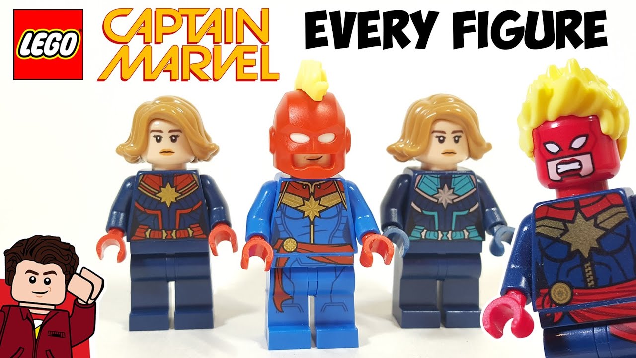 EVERY LEGO Captain Marvel Figure EVER Released