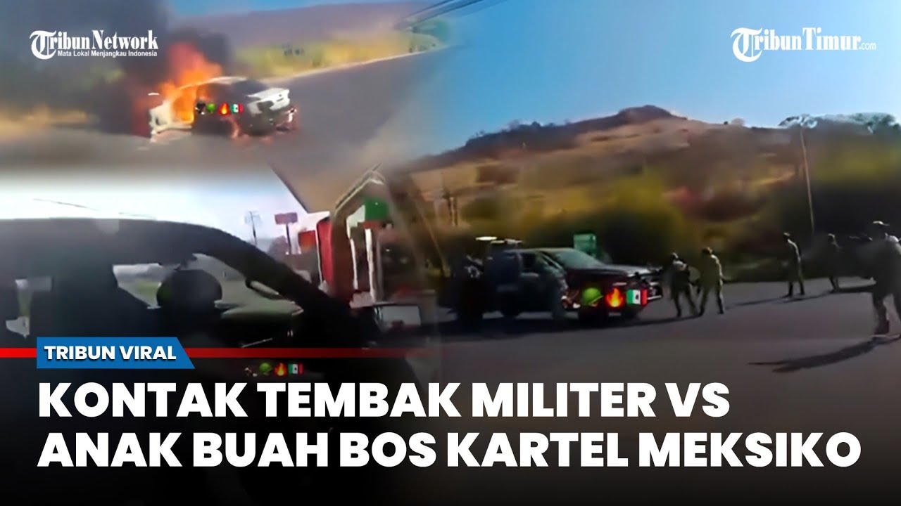 Anak Buah Bos Kartel Mengamuk, Kepung dan Tembaki Militer Meksiko di Pom Bensin 