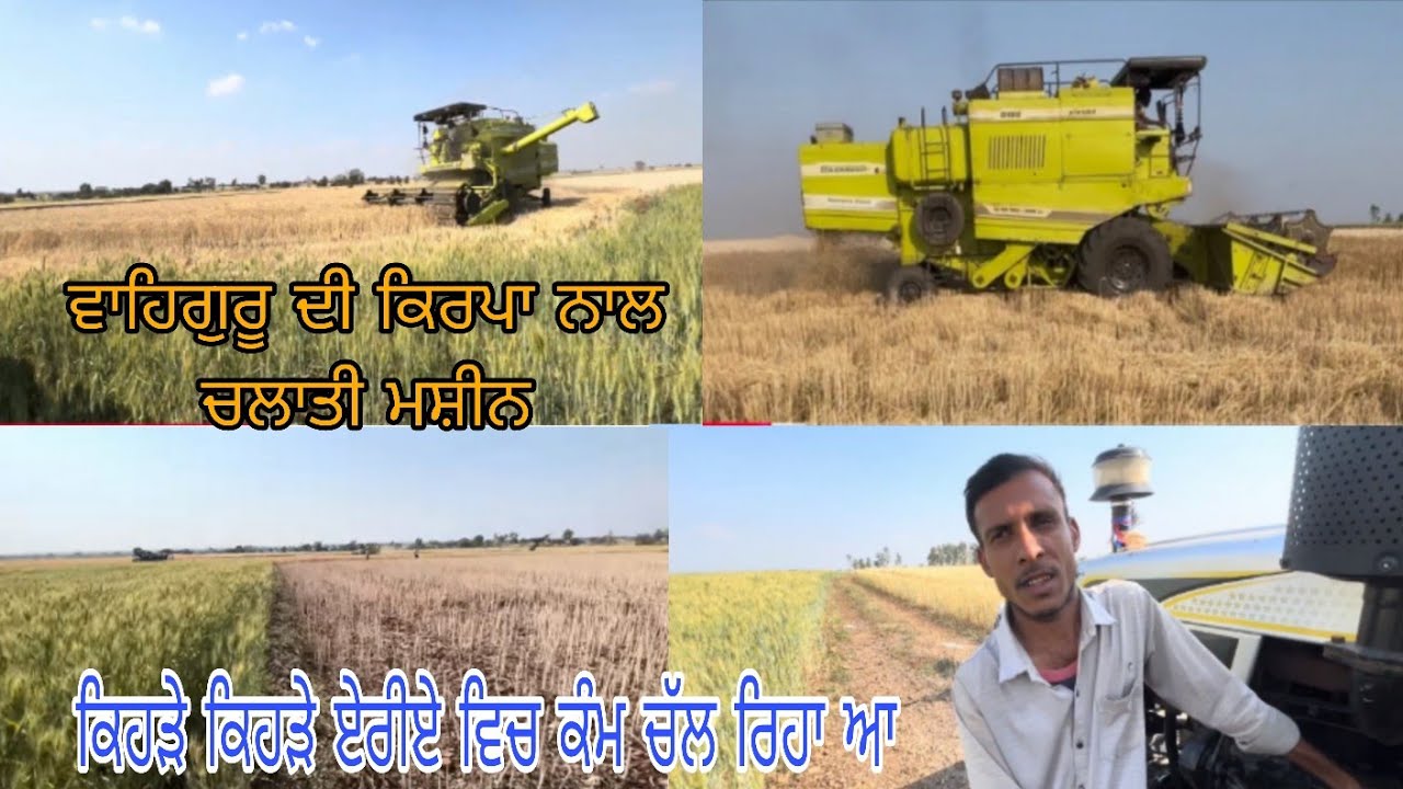 ਅੱਜ mp ਕਰਤਾ ਸ਼ੁਰੂ ਚਲਾਤੀ ਕੰਬਾਈਨ // ਕਿਹੜੇ ਕਿਹੜੇ ਏਰੀਏ ਵਿੱਚ ਕੰਮ ਚੱਲ ਰਿਹਾ //@bittugobindgarh2295 