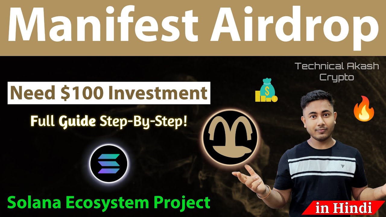 Manifest Airdrop Solana Ecosyetem Project Complete Guide to Earn Free Crypto Rewards 🚀