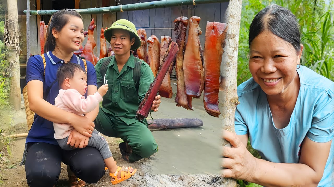 Husband & wife took baby to school and made dried meat, mother-in-law got jealous & tried to harm us