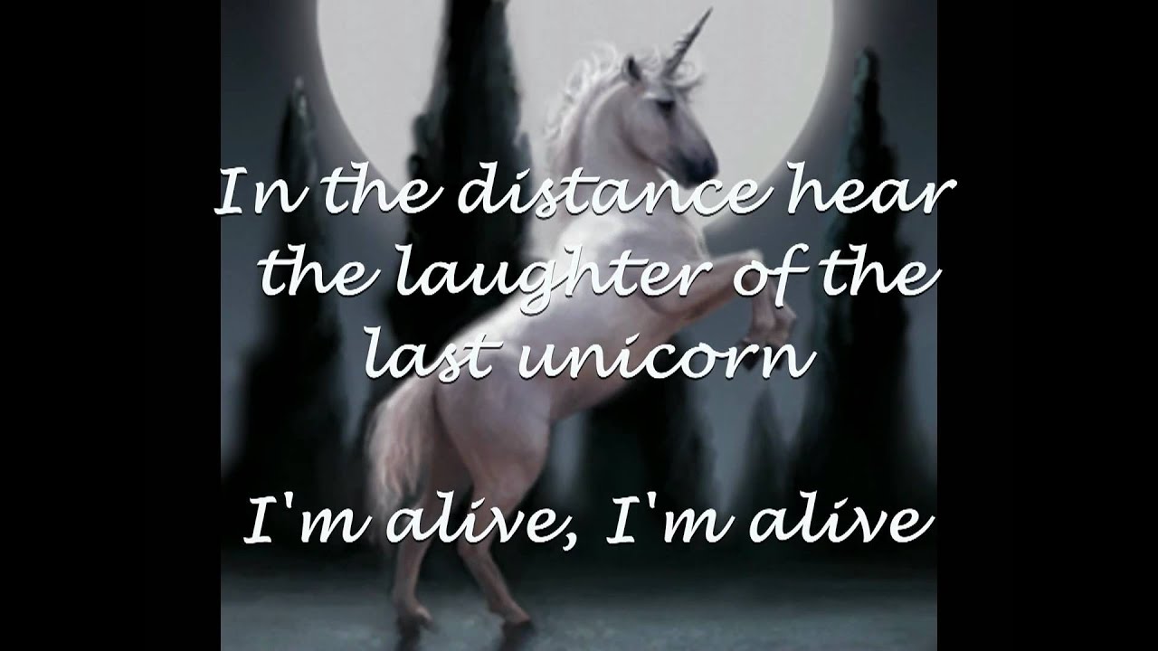 America - The Last Unicorn (with Lyrics)