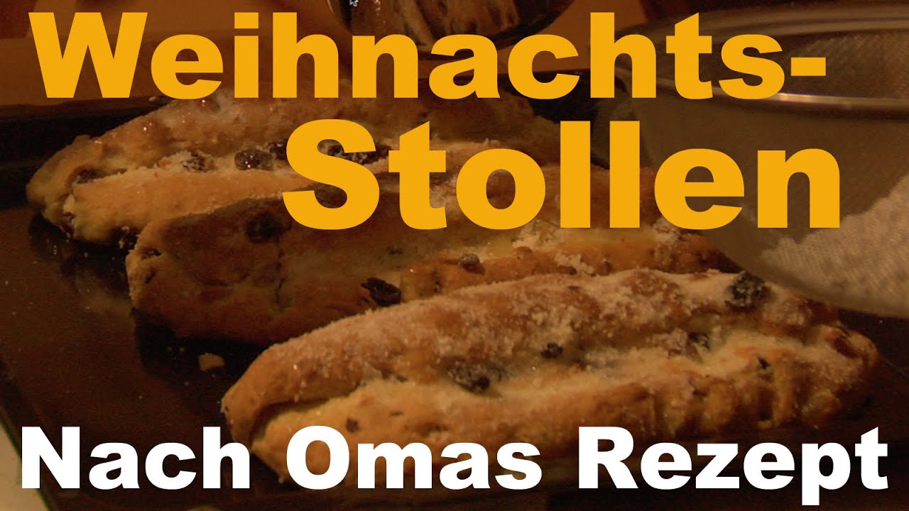 Weihnachtsstollen backen nach Rezept von Oma (91) mit allen Zutaten und Tricks, die nur sie kennt