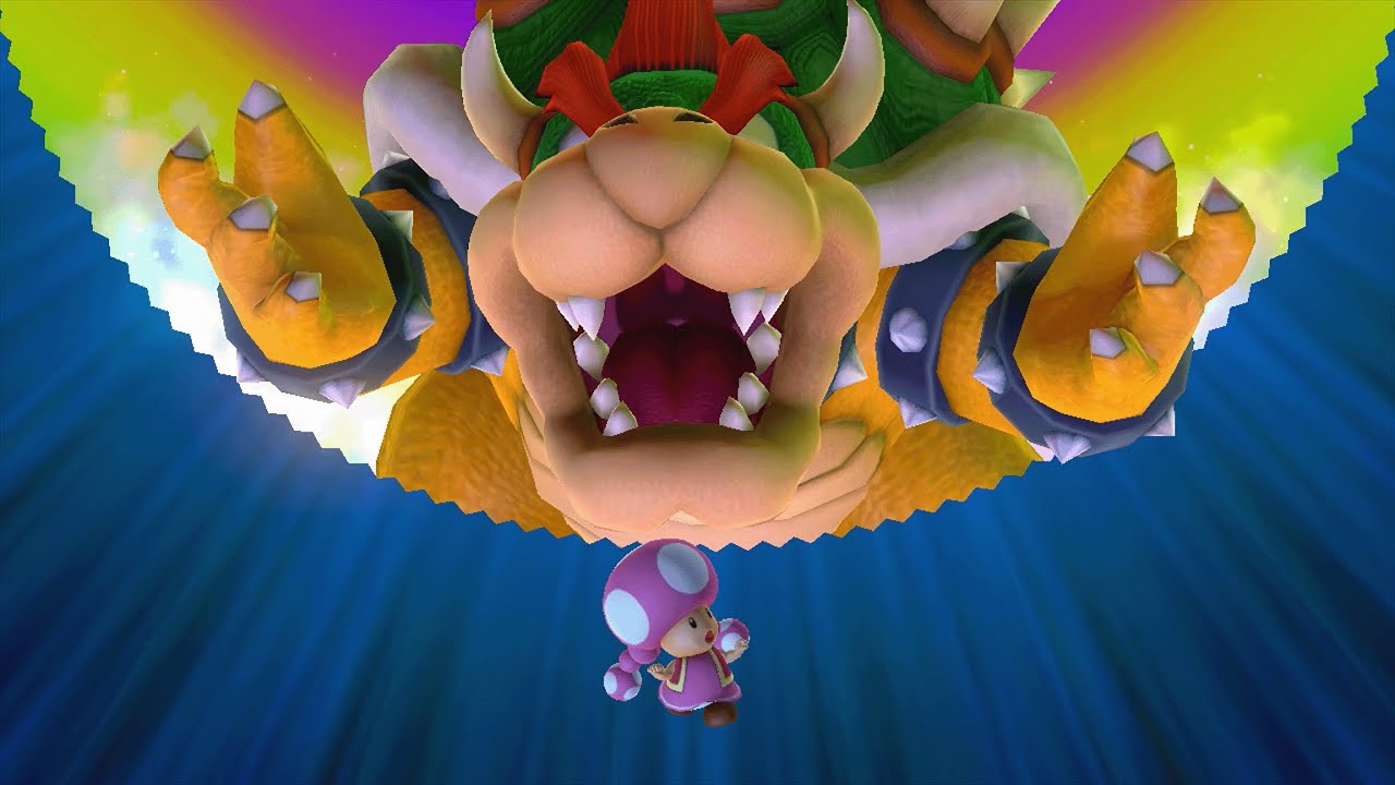 Mario Party 10 - Toadette vs Mario vs Luigi vs Yoshi vs Bowser - Whimsical Waters