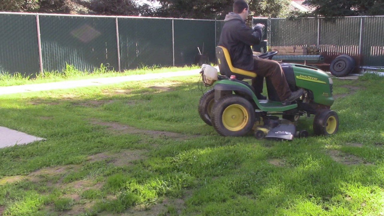Mowing Some Grass With my John Deere L130