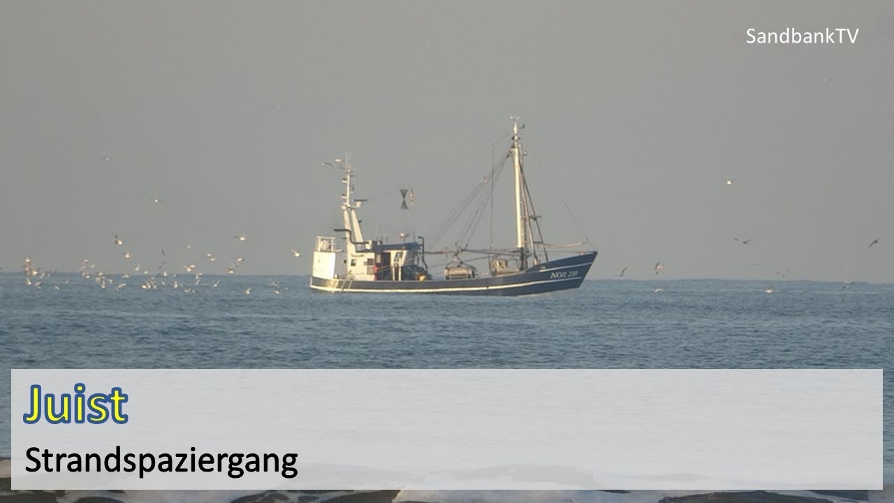 Juist - Strandspaziergang - Fischkutter - Sonnenuntergang