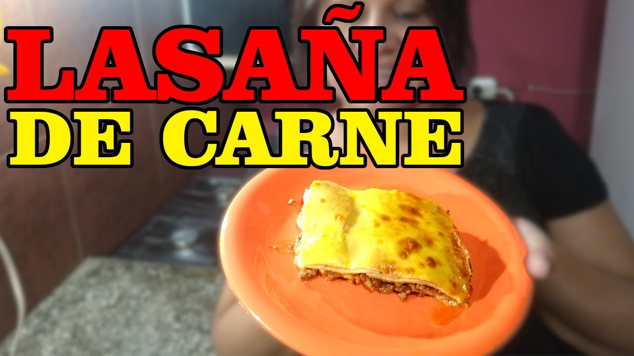 FACIL!! LASAÑA DE CARNE