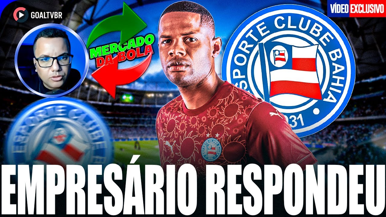 🔥 JUNIOR SANTOS no Bahia? EMPRESÁRIO ABRE O JOGO e revela como está a NEGOCIAÇÃO!
