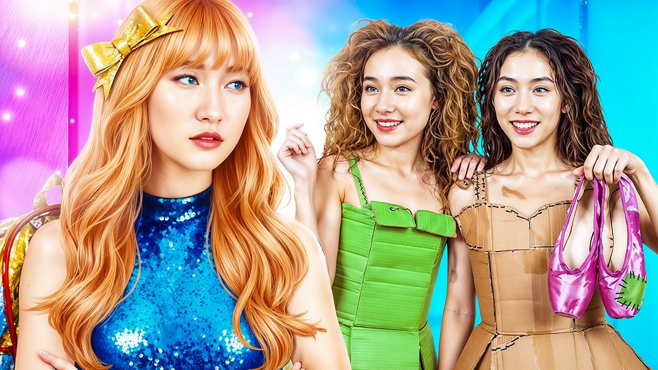 Первый День Знаменитой Балерины В Скромной Школе! Сияющая Звезда В Новой Школе