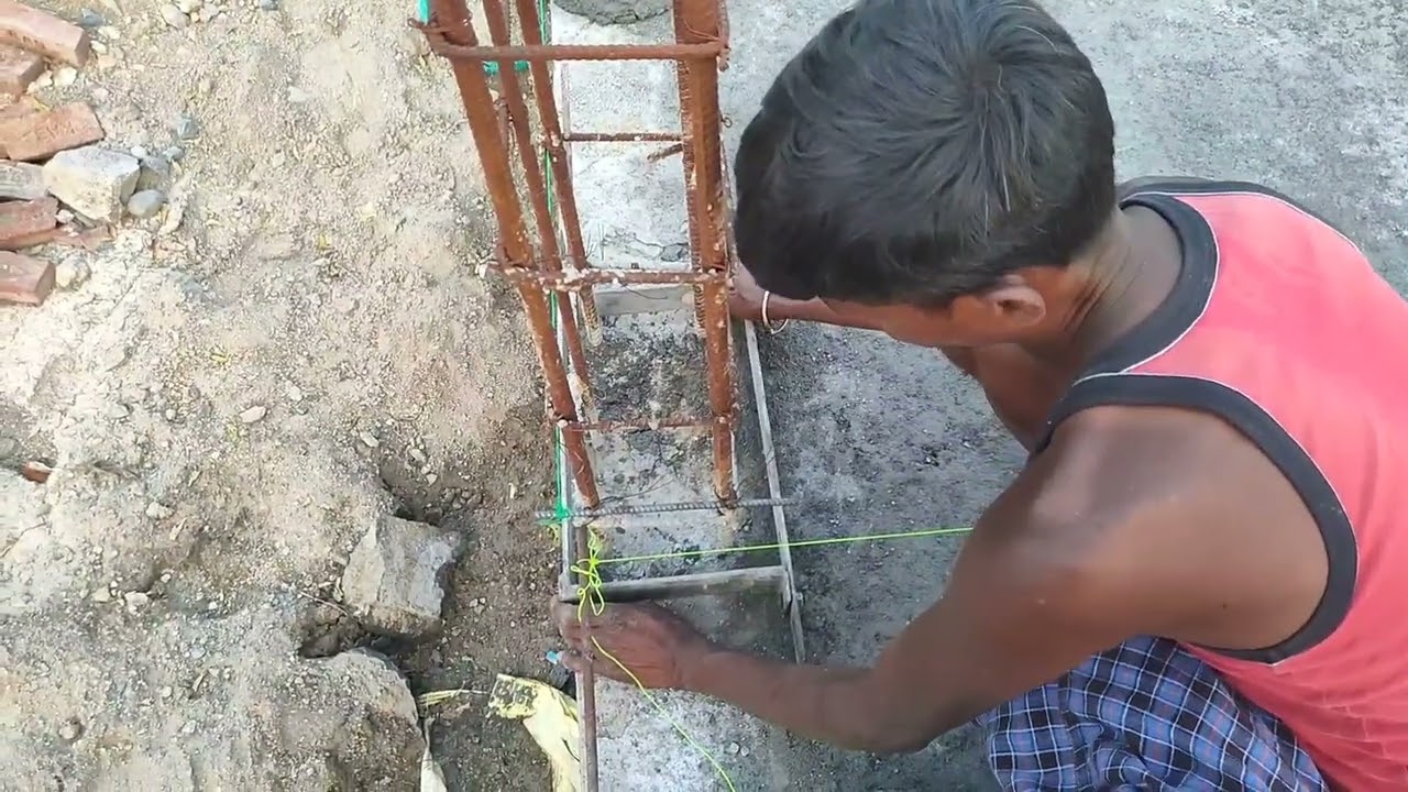 column starter marking above basement | important points | thuraiyur |