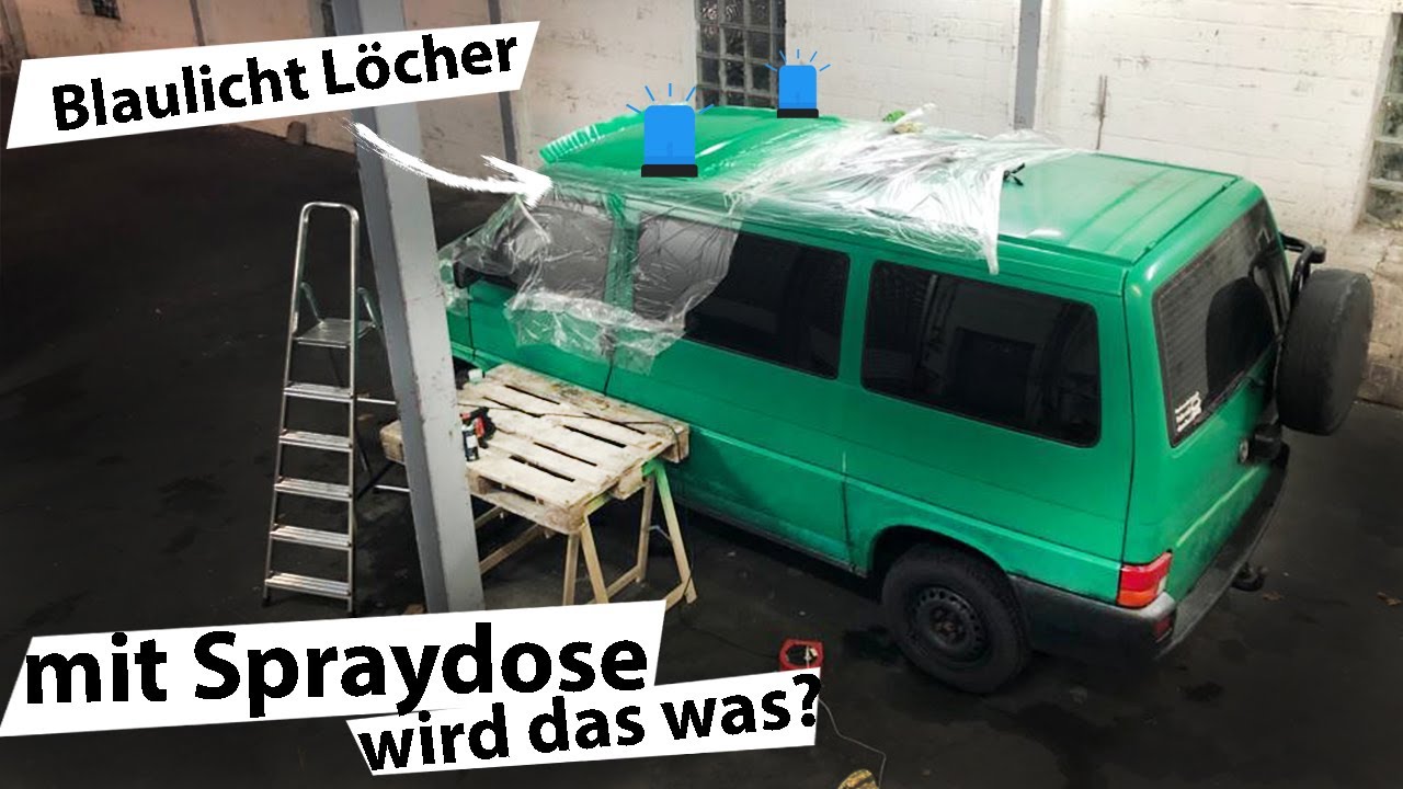 Löcher, Rost und Spachtel am VW T4 Dach selber ausbessern?