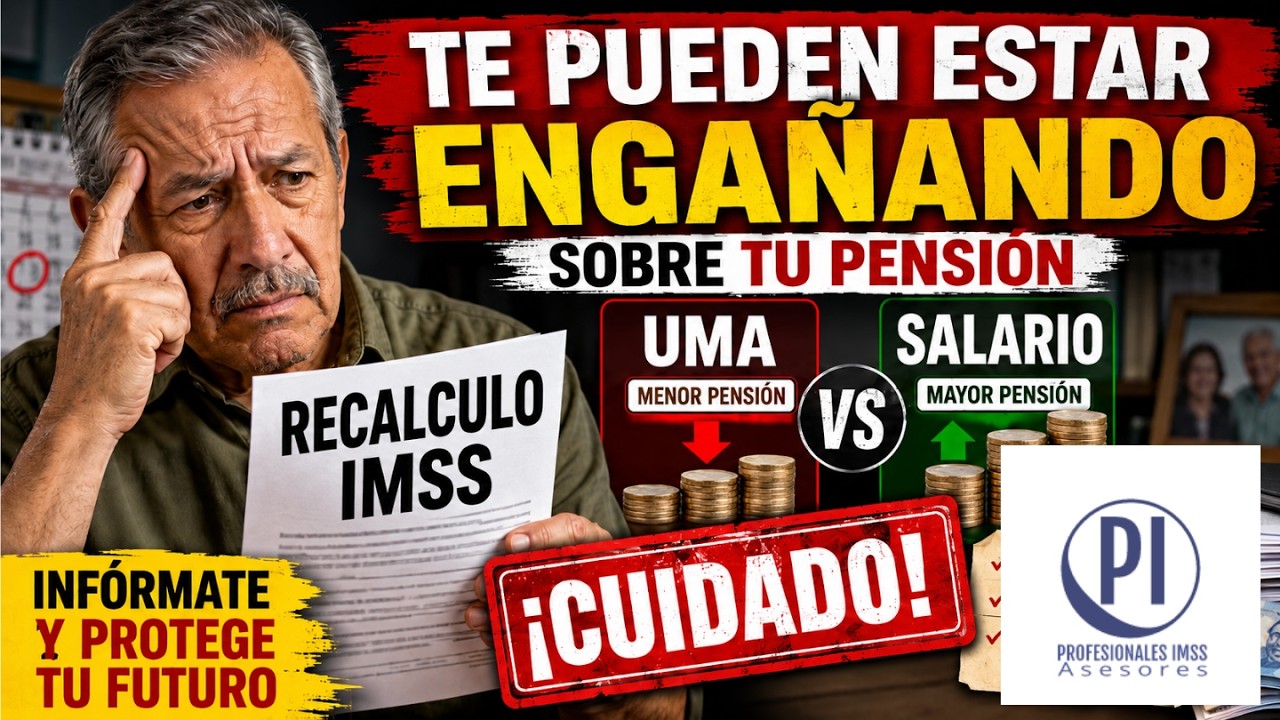 REC&Aacute;LCULO PENSI&Oacute;N IMSS de UMA a Salario M&iacute;nimo