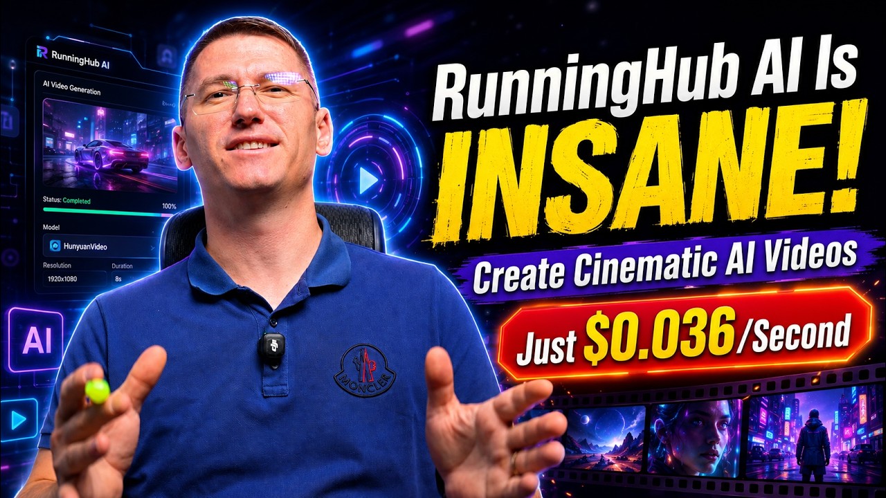 RunningHub AI Is INSANE! Create Cinematic AI Videos for Just $0.036/Second