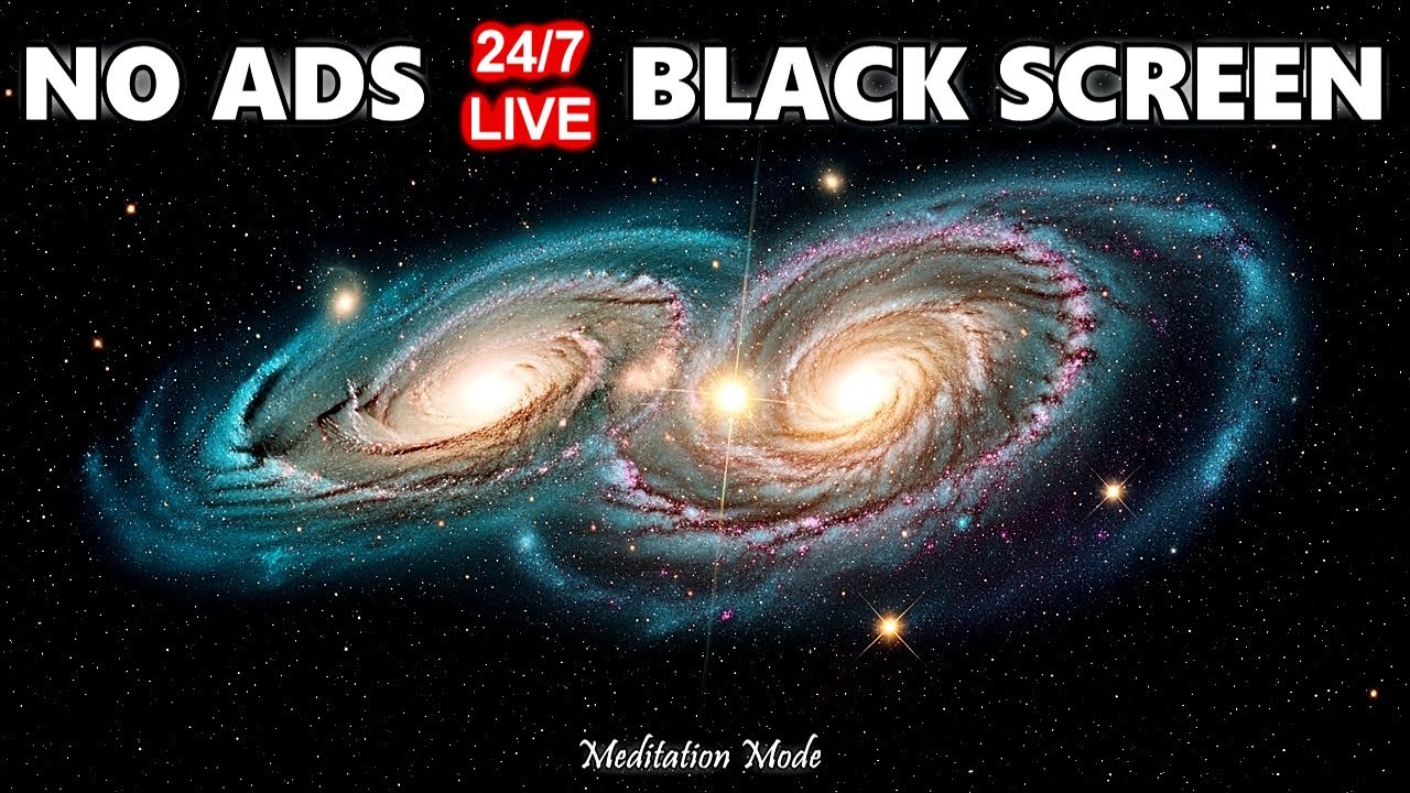 (NO ADS) 328 Hz +728 Hz Healing Frequency Sleep Music Black Screen, Deep Sleeping Music REM Cycle